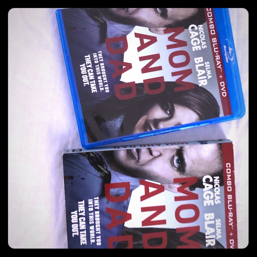 Blue ray and DVD 2019  mom and dad